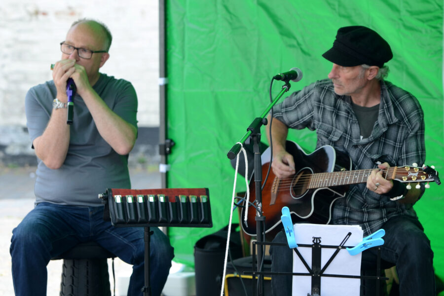 Back at Nick's performing at New Street Corner on Honiton Market Charter Day 2025